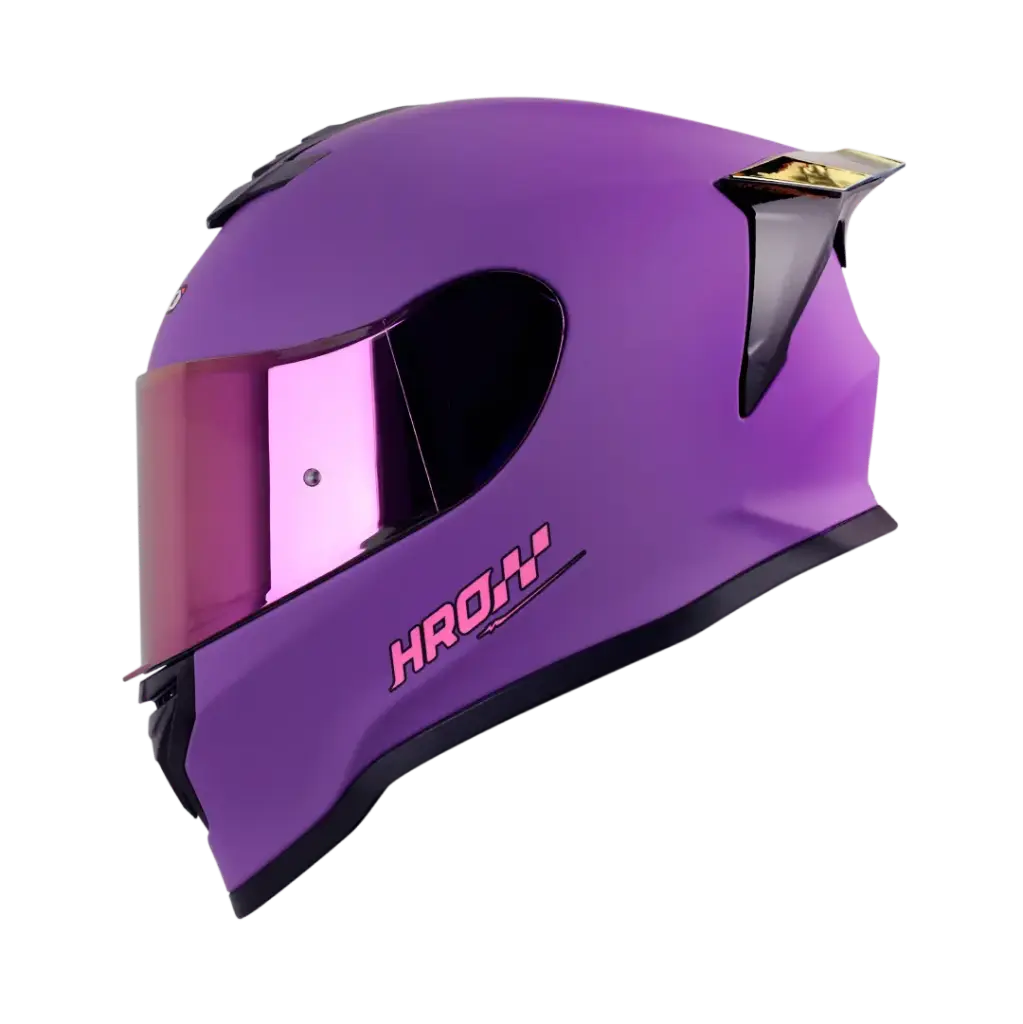 CASCO HRO-506 SP SOLIDO MORADO BRILLO FUCSIA 