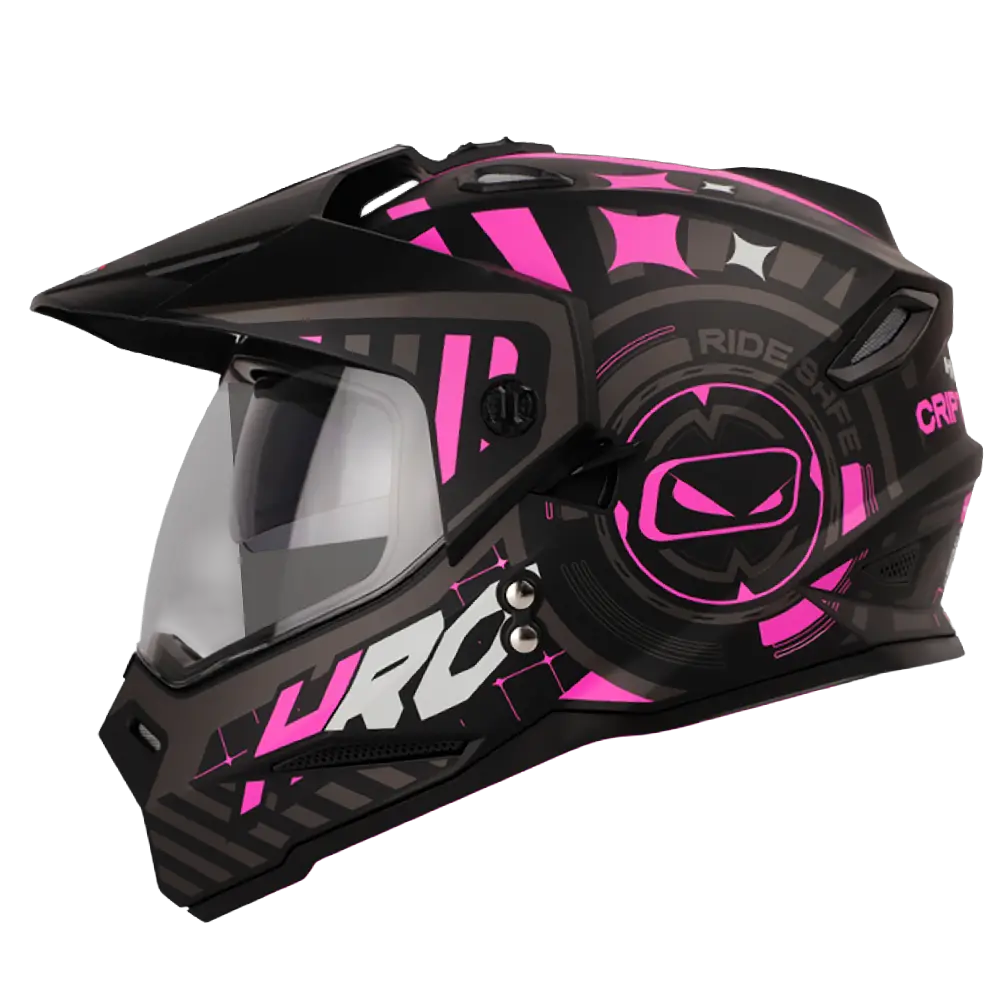 [140400108] CASCO HRO-MX330 CRIPTERUM NEGRO FUCSIA (M)