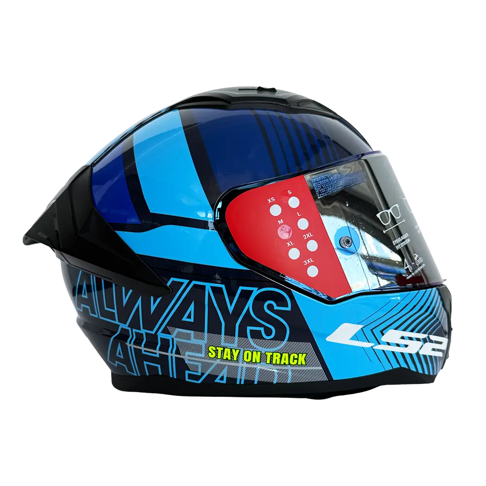 CASCO LS2 FF810 VIGO SHIFT NEGRO AZUL