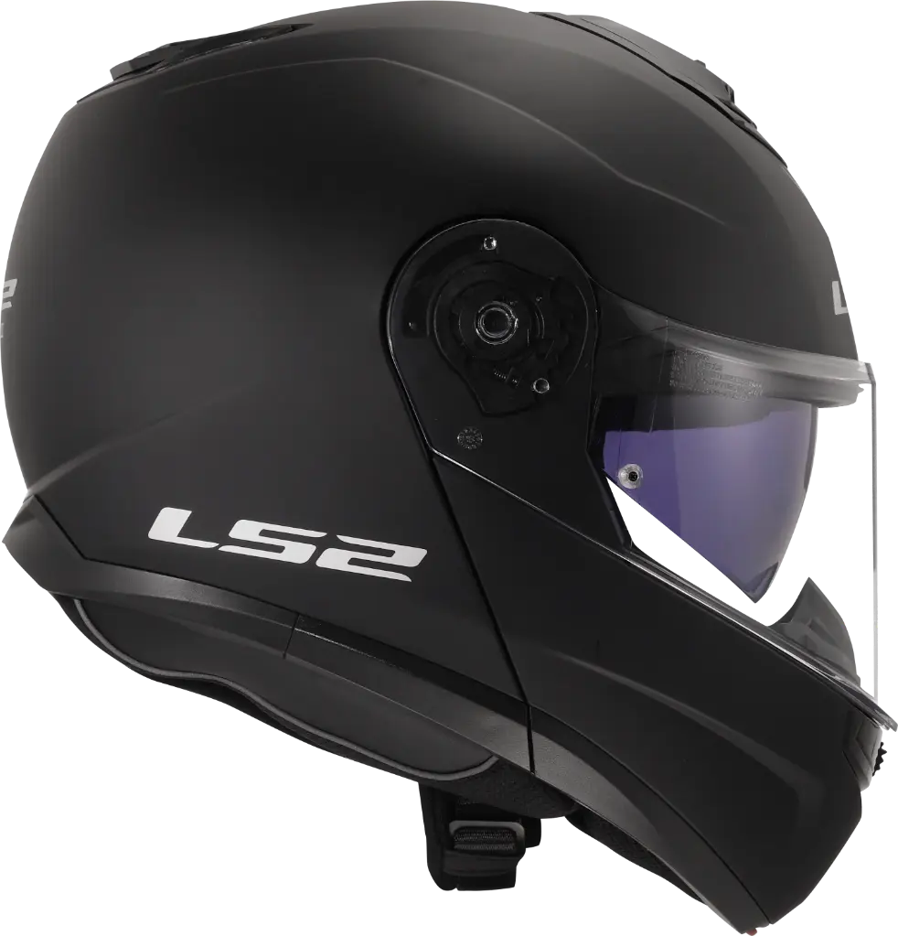 [140201006] CASCO LS2 FF908 STROBE II SOLIDO NEGRO MATE (M)