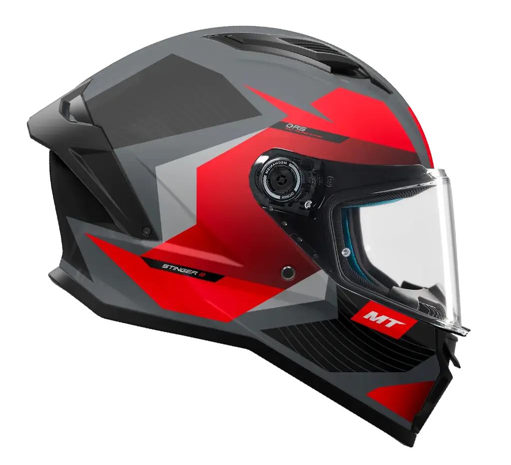 [140102310] CASCO MT FF126 STINGER 2 RACLETTE C5 NEGRO ROJO MATE (M)