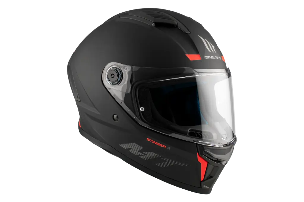[140103510] CASCO MT FF126 STINGER 2 SOLIDO A1 NEGRO MATE  (M)