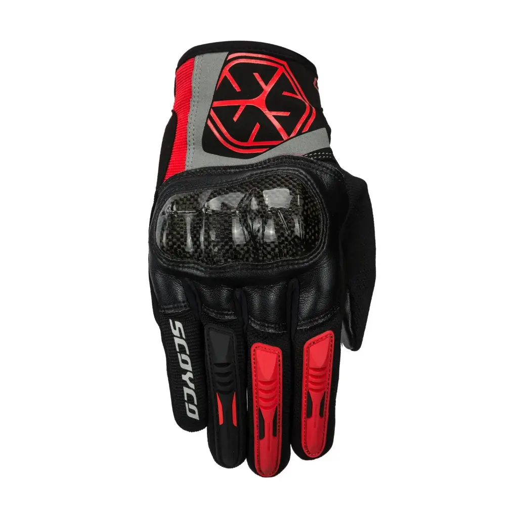 [1601002103] Guantes de moto para calle unisex , primavera y verano - MC122 (XS, Rojo)