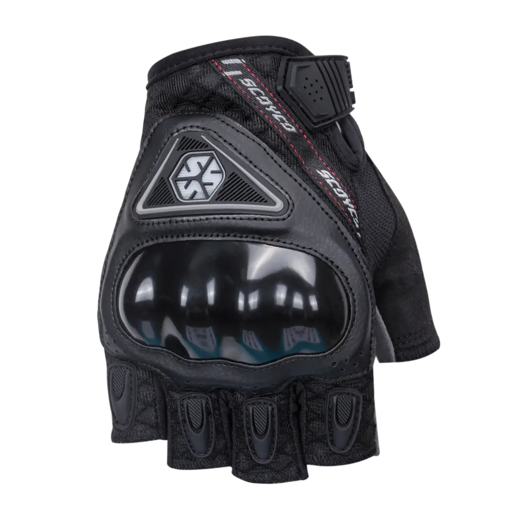 [1601004103] Guantes Urbanos Sin Dedos para Motociclista Scoyco MC146D (S)
