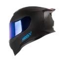 CASCO HRO-506 SP SOLIDO NEGRO BRILLO AZUL